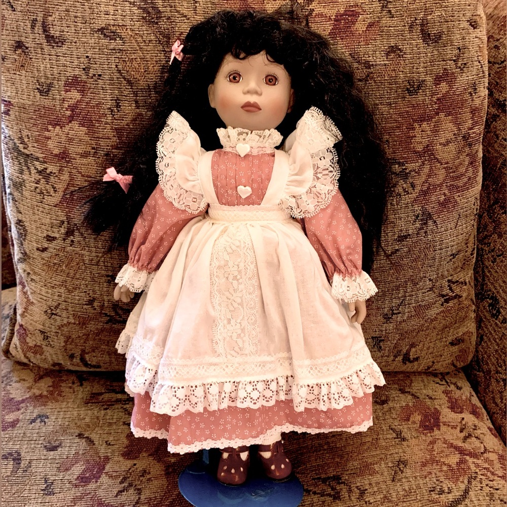 Porcelain Doll.  Fine Porcelain hand painted.  Hand numbered annual edition.